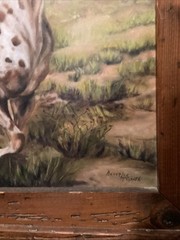 Large Original Oil – War Chief – California Artist