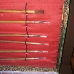beautiful vintage oriental painting kit