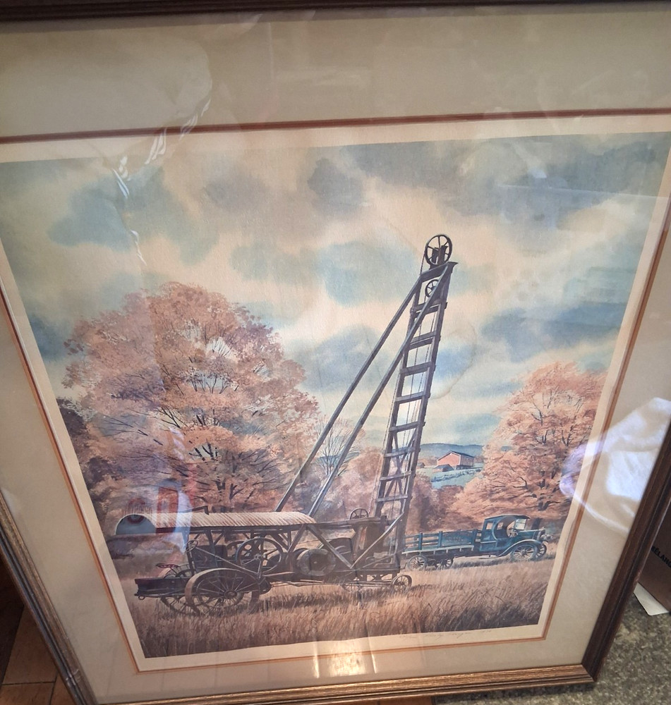 1976 KINLEY SHOGREN PRINT 18″ x 15″ „COUNTRY LIFE“ LIMITED EDITION, SIGNED