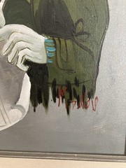 Mystery Artist Clown Painting Emmet Kelly? Nicely Done 1970’s
