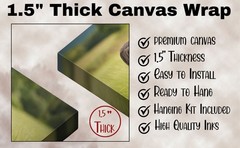 4th of July Fireworks Cockapoo Dog Canvas Print Patriotic Wall Art Gifts for Mom