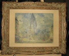 Gaston Jarry ’60s View of Paris Listed Argentinian Paris School Modernist