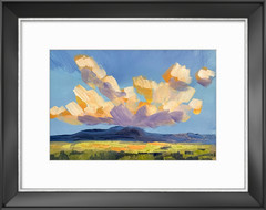 R Stevens Original Mountain Landscape Painting 10×14 Contemporary Acrylic Art