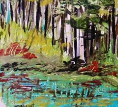 ORIGINAL Landscape WATERCOLOR Painting JMW art John Williams Impressionism