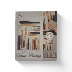 Mindful Makers D.I.Y. Gold Scrape Painting Kit, 8 in. x 10 in. Canvas, Boys a…