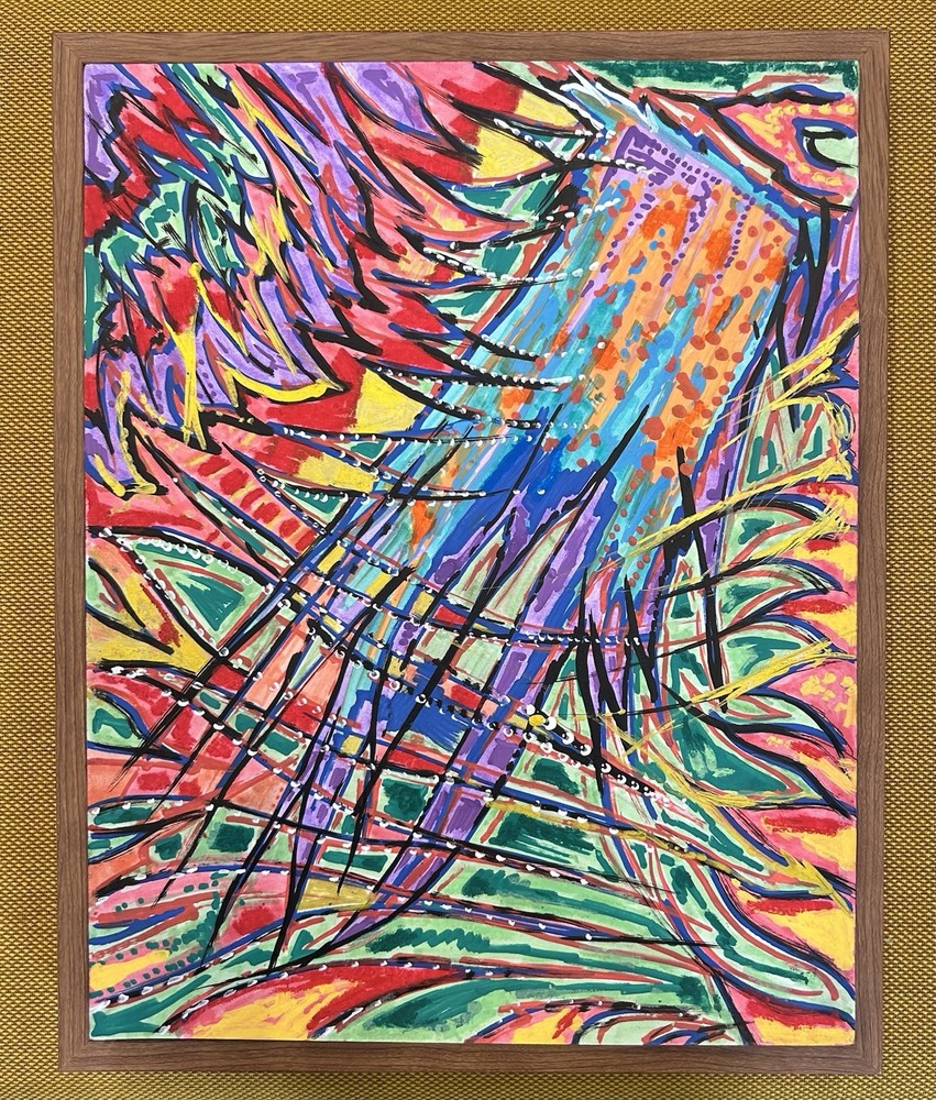 abstract art original Contemporary Modern Graffiti Expressionism Cubism