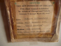 Robert Lifvendahl – LISTED Chicago 53rd Exhibition, MODERN DRAWING Modernism