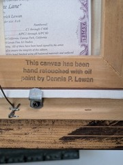 Dennis Patrick Lewan ‚Rosegate Lane‘ Mixed Media Limited Art Edition 300/600 COA