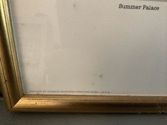 Dong Kingman “Summer Palace” Signed Watercolor Framed Print