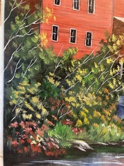 14 x 18 Original Oil Painting on Canvas….“Lynn’s Mill“