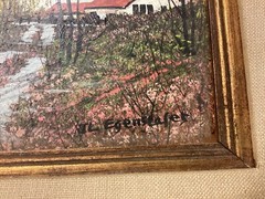 John Egenstafer Oil/Masonite Pennsylvania Artist