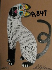 A283 ORIGINAL ACRYLIC ACEO PAINTING BY LJH „MOM,CURLY,LARRY,MOE