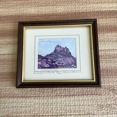 Lindisfarne Castle The Brent Gallery Small Painting Signed and Numbered Framed