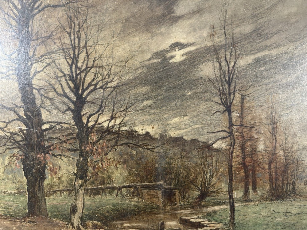 René Ligeron (1880-1946) Oil: Landscape Of Île-De-France Paris French School