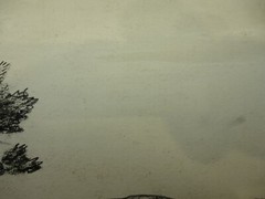 Watercolour / Charcoal Drawing „Central German Landscape“ Unsigned