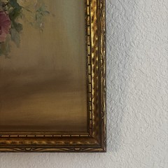 Vintage Set Of 2 Signed Floral Still Life Paintings