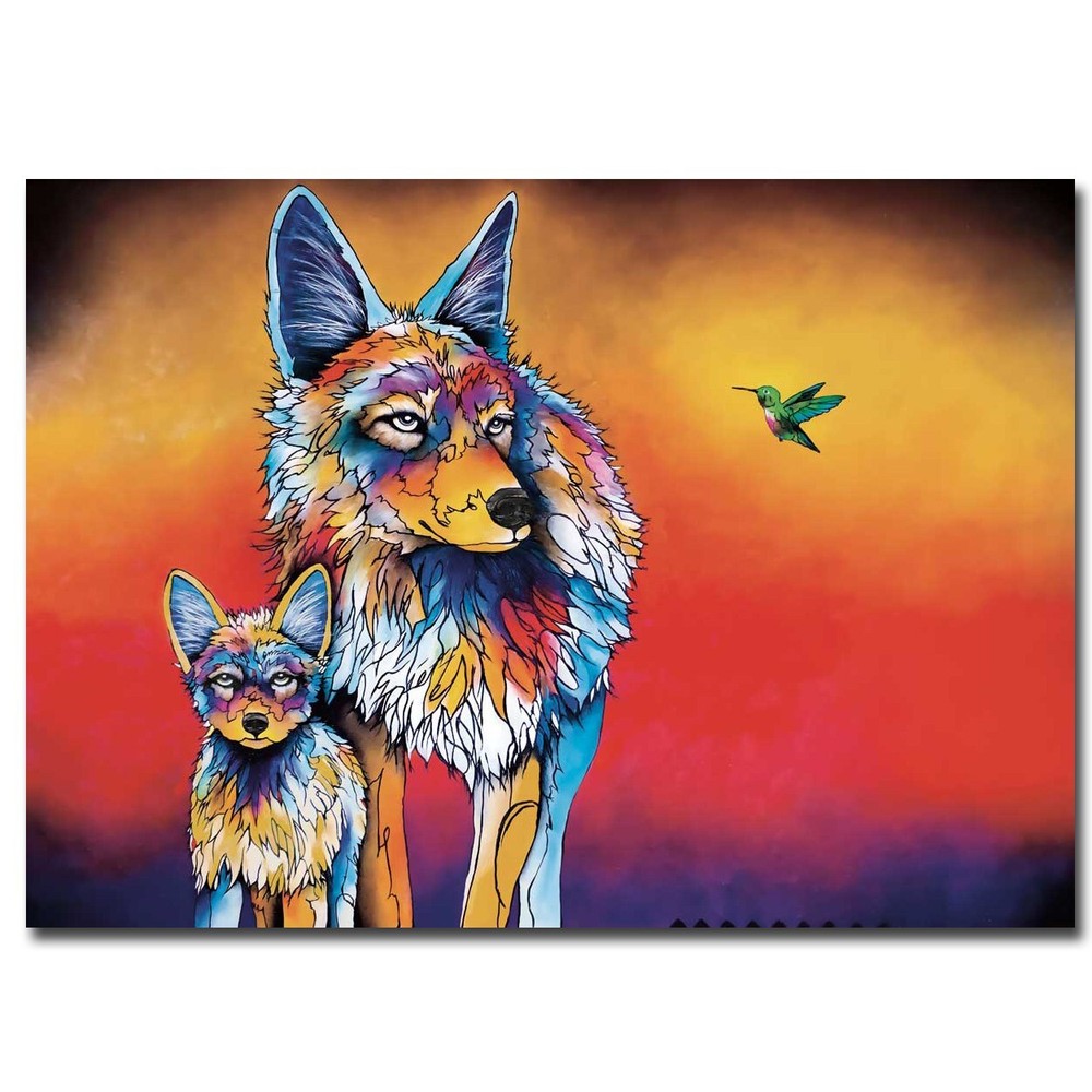 Tiny Visitor by Micqaela Jones Gallery Wrapped Canvas Art (12 in x 18 in)