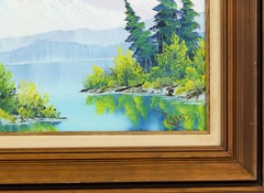 Bob Ross Painting Signed Original Oil on 18×24 Canvas w/ Bob Ross Inc COA