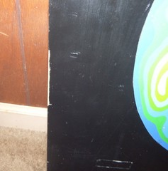 Authentic MCM 1968 Trippy Psychedelic Geometric Mixed Media Pop Art Panel Signed