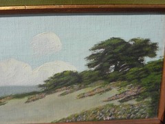 Richard DeTreville 1864-1929 PAIR small landscape paintings listed California
