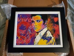 Dominic Pangborn Painting (The King ) Giclee on Canvas Signed & Framed #46/95