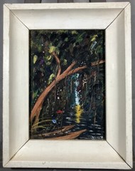 Oil Landscape Africanist Congo Africa Signed Orientalism Travel