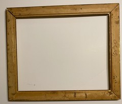 FRAMED WPA ERA IOWA REGIONALIST LANDSCAPE PAINTING 1930s BARNS, COUNTRY ROAD,