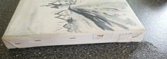 Landscape canvas painting, mounted on wood frame. Quebec, Canada. Free Shipping