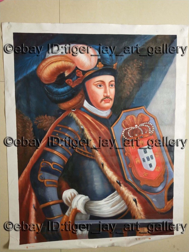 King John I of Portugal and Algarve 14th Century Son of King Afonso IV PAINTING