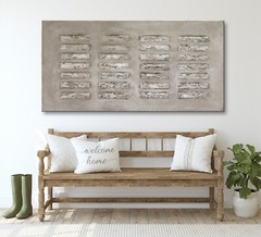 Extra Large Modern Abstract Textured Minimalist Painting ELOISE WORLD STUDIO