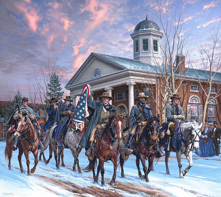 McNeills Rangers By John Paul Strain 1865 New Signed Artists Proof Paper Giclée