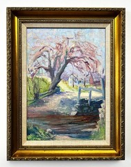 Impressionist landscape Elisha Kent Kane Wetherill (1874-1929), listed NY artist