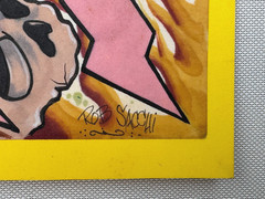 ROB ROBERT SACCHI PAINTING SIGNED ORIGINAL NEW YORK GRAFFITI ASIAN DRAGON ART NY