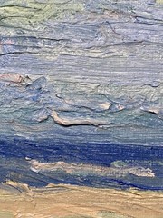 Stunning Oil Painting. SAN DIEGO SEASCAPE. Original. Signed. Impressionist Art