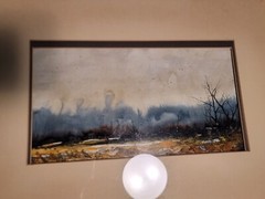 Al Barker New Jersey Authentic SIGNED Framed Watercolor „Marsh Hunters“ 1976
