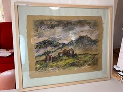 „Stapafell, Iceland“, Heinrich G. Noé, 2016, Pastel, 51×39 cm