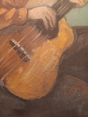 1960’s Oil Painting Signed FISHER As Is
