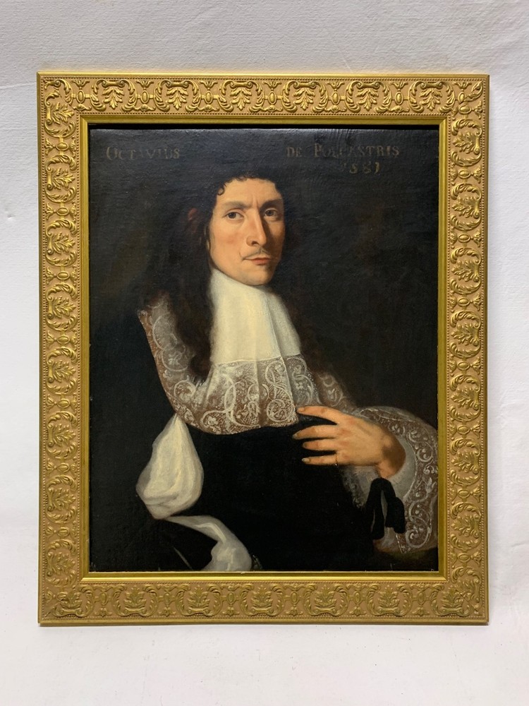 Museum Quality Antique Italian School Old Master Portrait Oil Painting of a Man