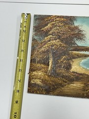 (2) OIL ON CANVAS Board Artist Signed RUTH Landscape Paintings