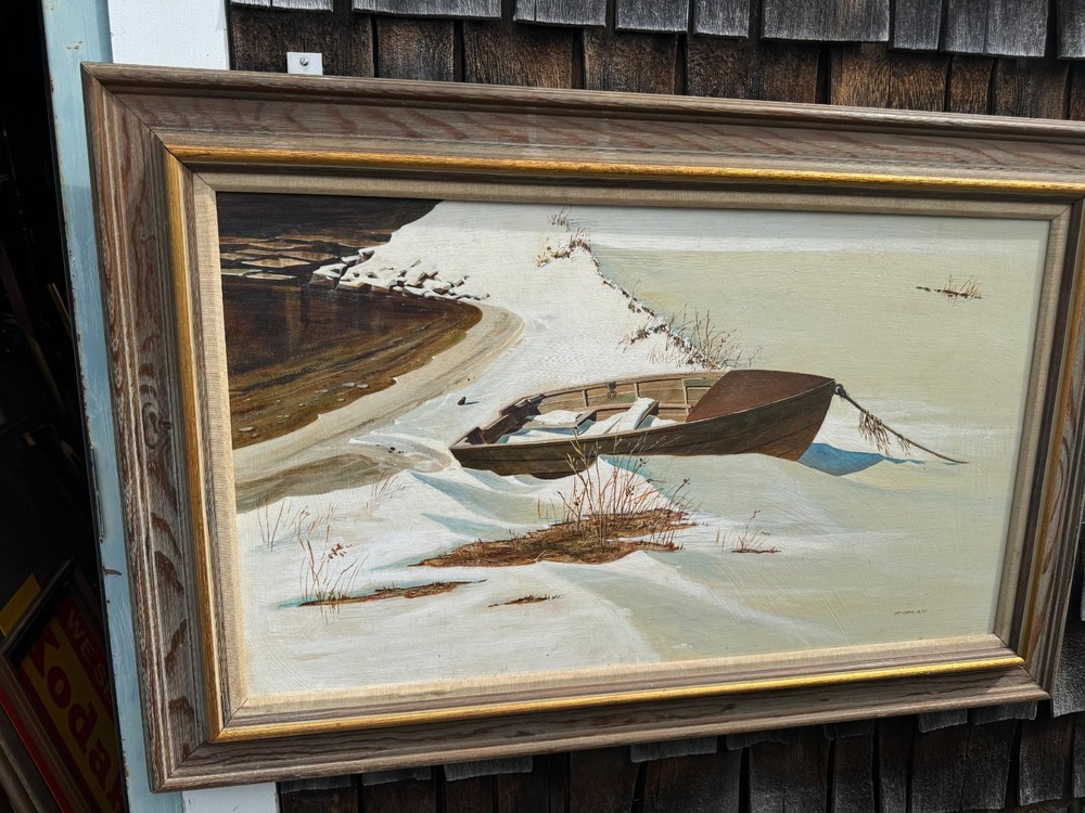 Nautical Painting Cape Cod by Van Crews Jr. 1967