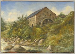 Ron Ritchie (b.1965) – c.1995 Oil, Tullyree Mill, Mourne Mountains