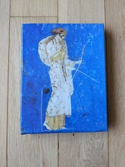 Diana The Huntress Pompei Fresco Frame Canvas Painting 8×6″ Official Museum Seal