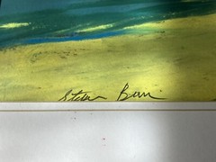 STEPHEN BURR IMPRESSIONIST MAUI SCENE ORIGINAL PASTEL PAINTING KOA FRAME 30”x37”
