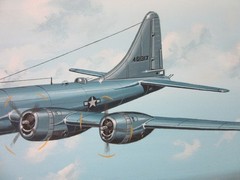 Raymond Waddey Painting B-29 Superfortress, Signed WASP, Dora D. Strother 20×24″
