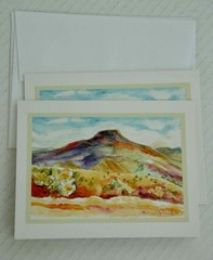 Erica Collins Framed Original Pastel Painting New Mexico Mesa-Pedernal +Bonus!