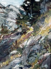 Carol Sloane Coastal Maine Squeaker Cove Oil Acrylic Seascape Landscape Beach 30