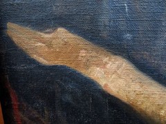 Masterful Painting Nude of a Woman Verso by a Great Impressionist Circa 1900