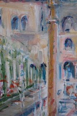 FRAMED ORIGINAL OIL GENERALIFE GARDENS THE ALHAMBRA SPAIN ARTIST: HECTO VIDAL