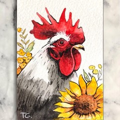 ACEO Original Watercolor Painting – Small Art Card Collectible