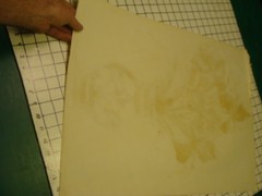 Original ROSE SUSLOVICH ART –FLOWERS purple — UNsigned on paper